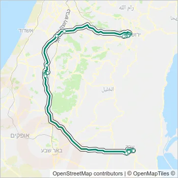 554 Bus Line Map