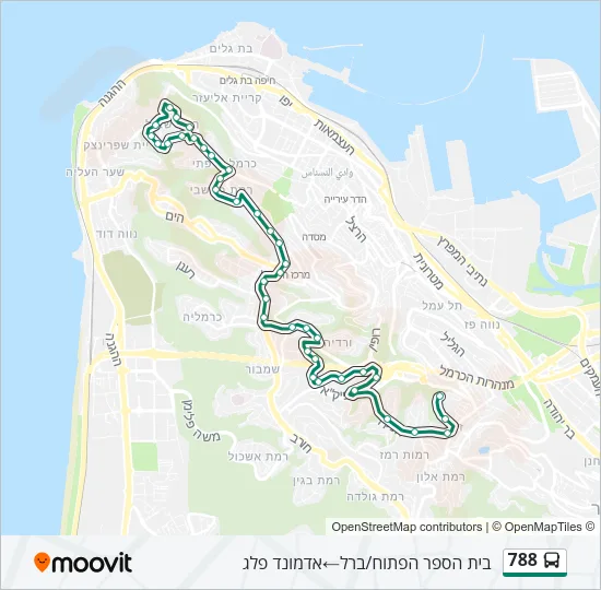 788 Bus Line Map