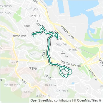 83א Bus Line Map