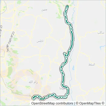 961 Bus Line Map