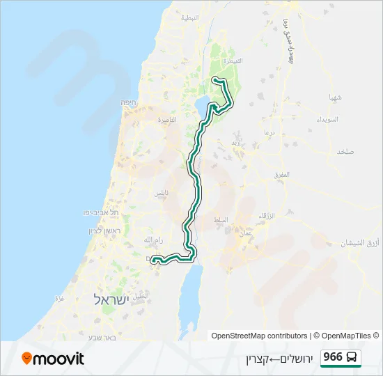 966 Bus Line Map