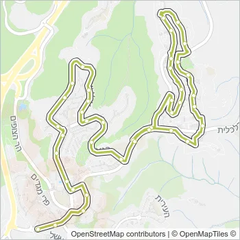 84 Bus Line Map