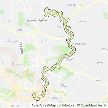 143 Bus Line Map