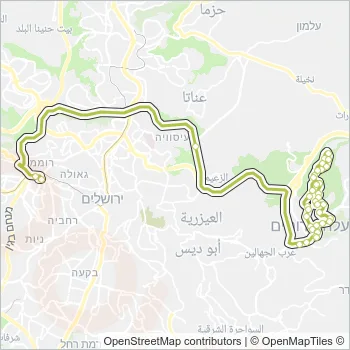 174 Bus Line Map