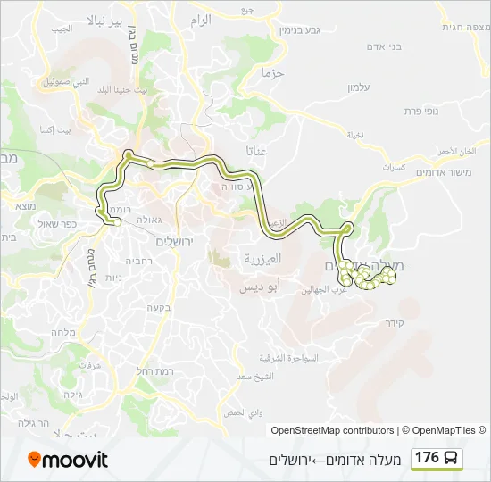 176 Bus Line Map