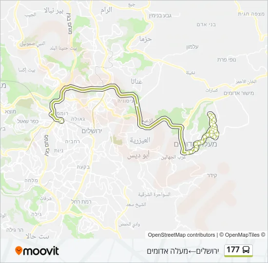 177 Bus Line Map