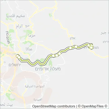 216 Bus Line Map