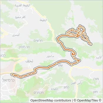 14 Bus Line Map