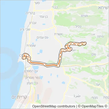 64 Bus Line Map
