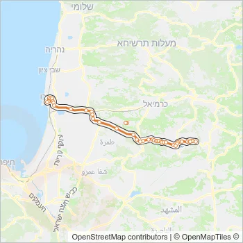 68 Bus Line Map