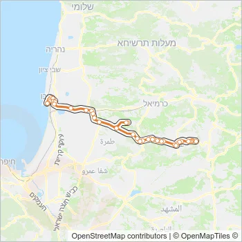 68 Bus Line Map