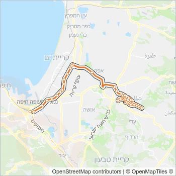 167 Bus Line Map