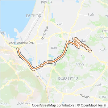 172 Bus Line Map