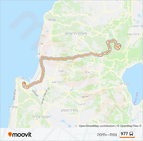 977 Bus Line Map