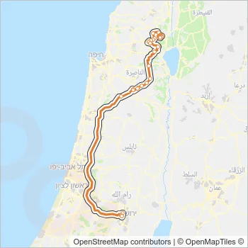 982 Bus Line Map
