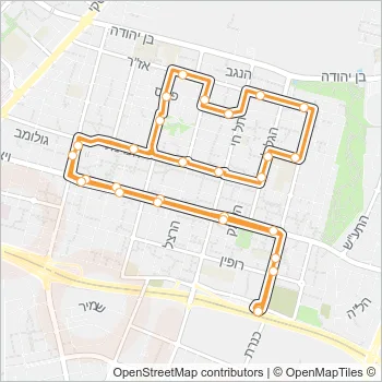 3 Bus Line Map
