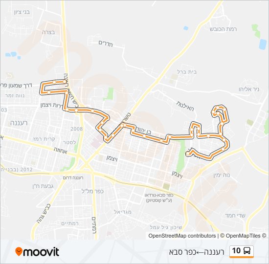 10 bus Line Map