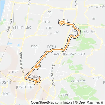 13 Bus Line Map