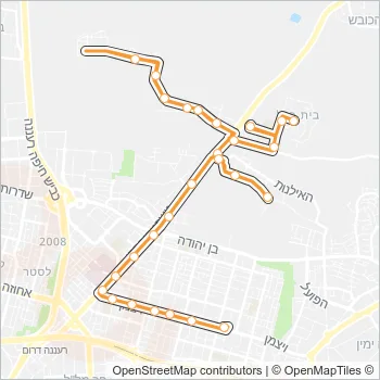 19 Bus Line Map