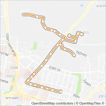 19 Bus Line Map