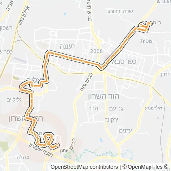 32 Bus Line Map