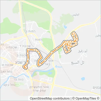 37 Bus Line Map