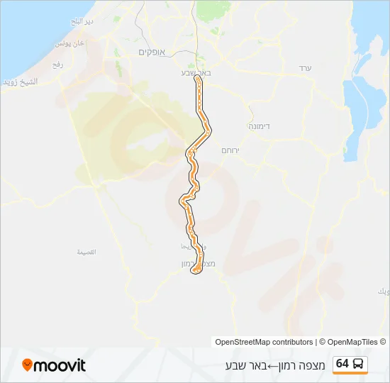 64 Bus Line Map