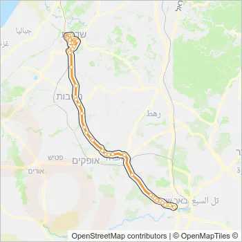 343 Bus Line Map