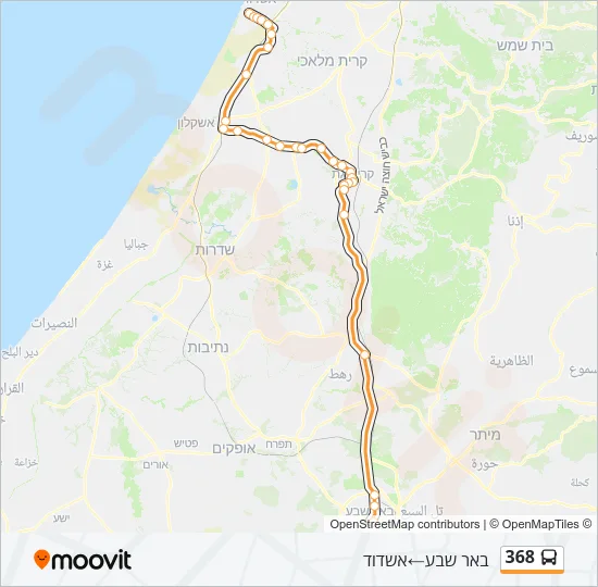 368 Bus Line Map