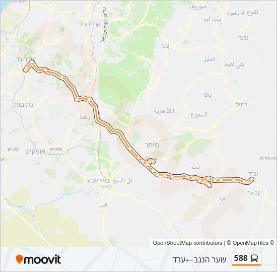 588 Bus Line Map