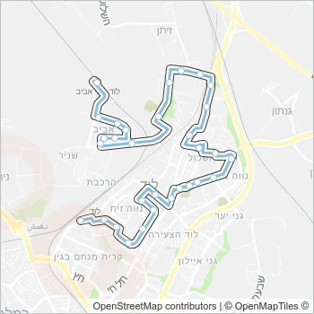 1 Bus Line Map