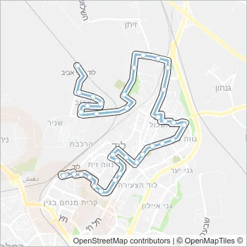 1 Bus Line Map