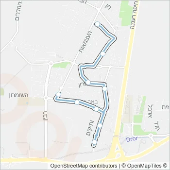 1 Bus Line Map