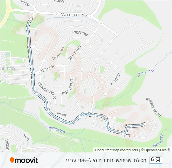 6 Bus Line Map