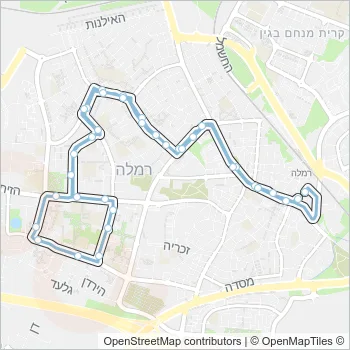 7 Bus Line Map