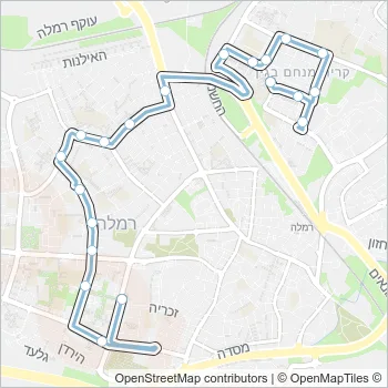 8 Bus Line Map