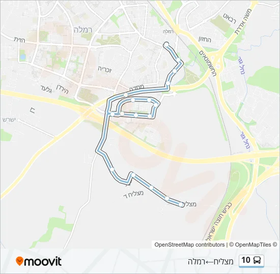 10 Bus Line Map
