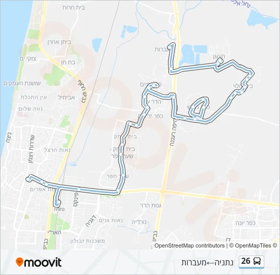 26 Bus Line Map