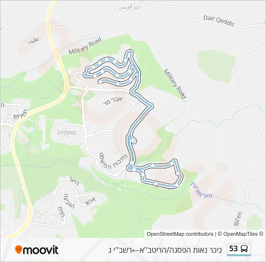 Автобус 53: карта маршрута