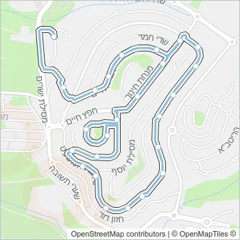 54 Bus Line Map