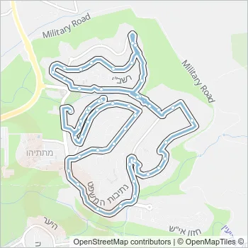 54 Bus Line Map