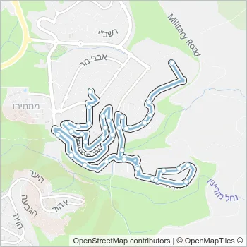 55 Bus Line Map
