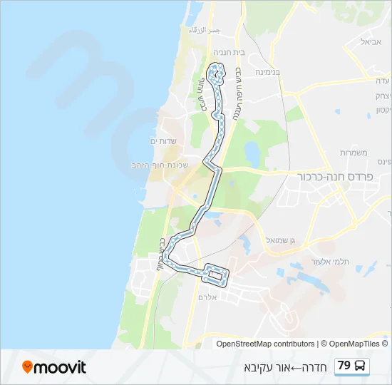 79 Bus Line Map