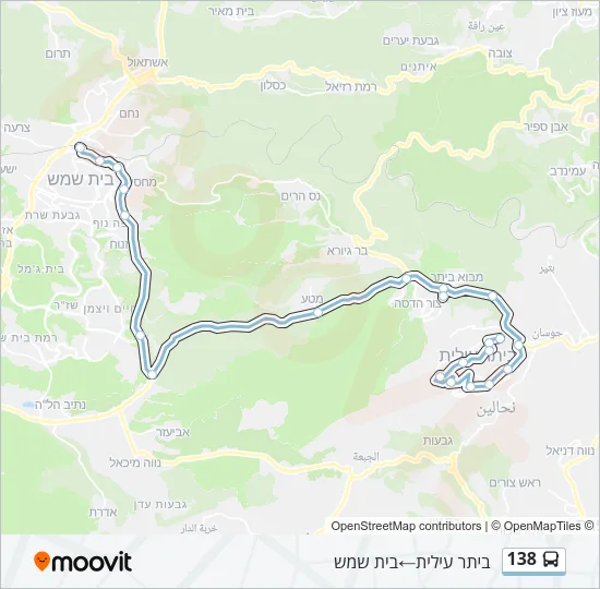 138 Bus Line Map
