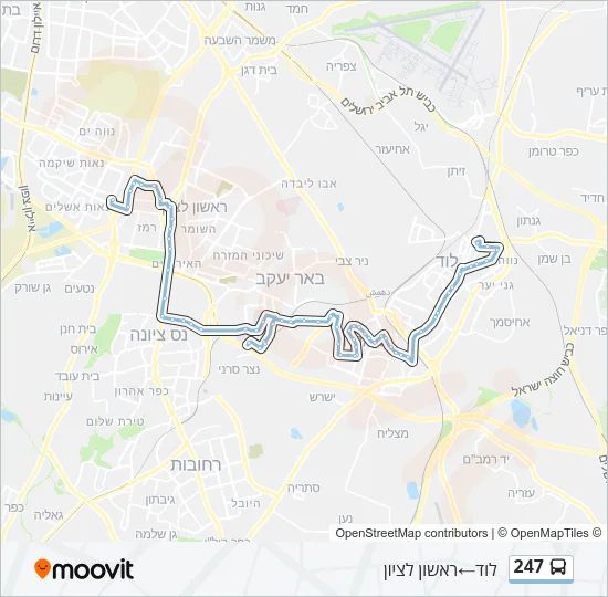 247 Bus Line Map