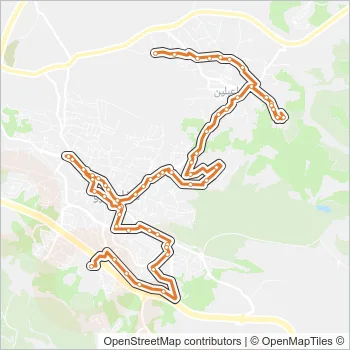 2 Bus Line Map