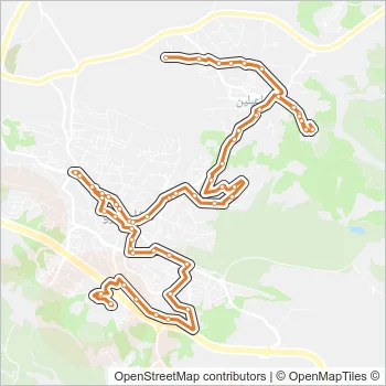 2 Bus Line Map