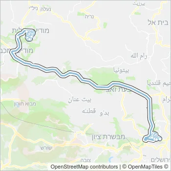 317 Bus Line Map