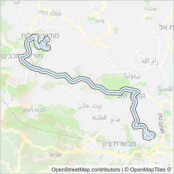 346 Bus Line Map