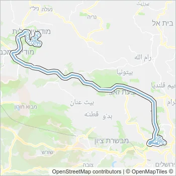 347 Bus Line Map